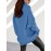 Plus Size, Women' Size Chunky Batwing Sweater - Oversized Turtleneck Pullover, Winter Warm Loose Fit Jumper Suitable for Winter, Casual & Dressy Outfits
