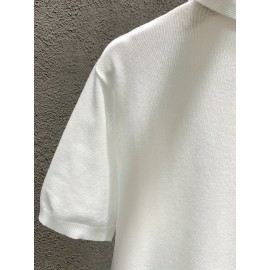 New Spring And Summer Polo Shirt with Pocket, Knitted Collar Button Trendy T-Shirt, Short Sleeve Sweater, Comfortable And Casual Versatile Top, Machine Washable.