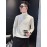 New Stylish Men'S Pullover with a High Collar And Three-Dimensional Jacquard Design, Knit