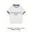 Spring/Summer Unisex Minimalist College Style Letter and Number Casual Pullover Short-Sleeve Sweater Top