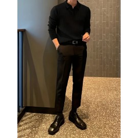 New Cross-Border Men's Pullover Knit Sweater