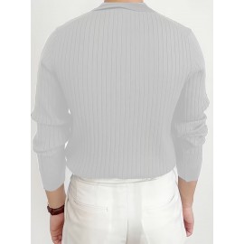 New Cross-Border Men's Pullover Knit Sweater