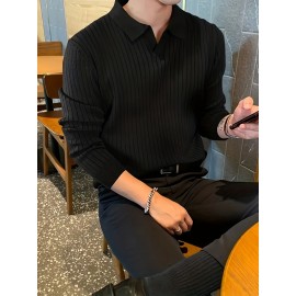 New Cross-Border Men's Pullover Knit Sweater