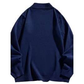 American High Street Sweater for Men, Autumn/winter Mid-neck Top