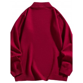 American High Street Sweater for Men, Autumn/winter Mid-neck Top