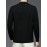 New Men'S Solid Color Round Neck Knitted Pullover Sweater