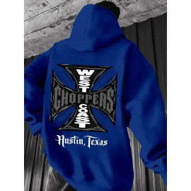 Men'S New Print Sweatshirt, Plus Size