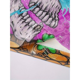 Men'S Plus Size Hoodie - Stretchy Fabric Pullover Sweatshirt with Hood, Halloween Costume Party Outfit, Casual Winter Clothing for Big & Tall Men - Easy Care Hooded Sweatshirt, Comfortable Fit, PLUS SIZE