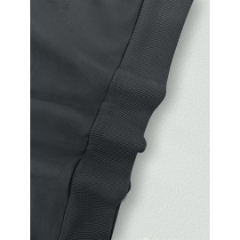 Men'S Plus Size Sweatshirt | Western Forest Print, Casual Street Style, Long Sleeve, Crew Neck, Regular Fit for Autumn-Winter