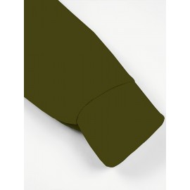 Men's Large Hooded Sweatshirt - Personalized Logo/Text/Design Printing on Left Chest & Back, Bulk Orders for Team Uniforms, School Jackets, Couples Matching - Relaxed Fit Logo Printing Service (Logo/Text/Graphic), PLUS SIZE