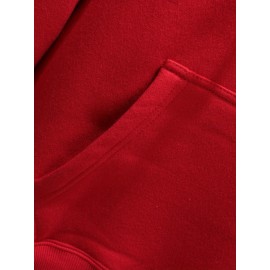 Spartan Men's Spartan Helmet and Spear Print Hooded Sweatshirt - Oversized Street Style Pullover in Beige with Red Spartan Print, Soft Warm Winter Top, Ideal Gift for History Enthusiasts, Casual Wear, Comfortable Clothing, Vintage Aesthetic, Durable