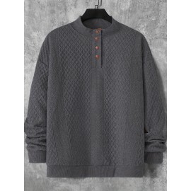 Spring and Autumn Oversized Men's Casual Sweatshirt Jacket, Fashionable Soft Comfortable Outerwear, PLUS SIZE