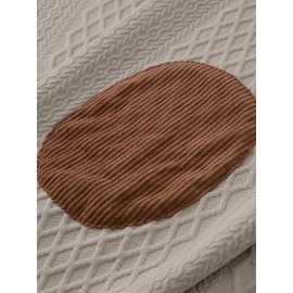 Spring and Autumn Oversized Men's Casual Sweatshirt Jacket, Fashionable Soft Comfortable Outerwear, PLUS SIZE