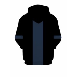 Men's Fleece-Lined Hooded Full-Zip Jacket - Winter Warmth Loose-Fit Windproof Sweatshirt, Machine Washable Gym Running Outdoor Sports Coat with Fleece, Black/Brown Casual Sportswear (No Bulk), PLUS SIZE