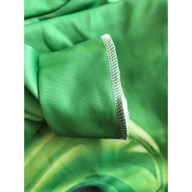 Novelty Cartoon Mouth 3D Print Men's Hooded Sweatshirt with Drawstring And Pocket, Fall Winter Hoodie, PLUS SIZE