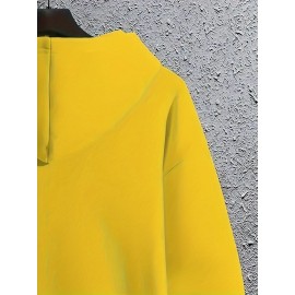 Novelty Cartoon Mouth 3D Print Men's Hooded Sweatshirt with Drawstring And Pocket, Fall Winter Hoodie, PLUS SIZE