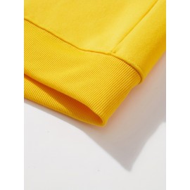 Men'S Ew People Graphic Print Hooded Sweatshirt - Oversized Loose Fit Pullover Hoodie with Kangaroo Pocket, Long Sleeve Casual Winter Warmth, with Lettering, Comfortable Casual Attire & Ideal Gift for Men (Autumn/Winter), Plus Size