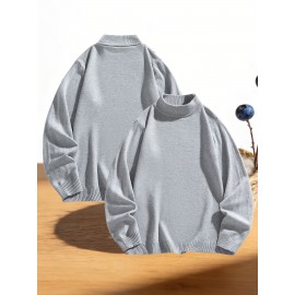 American High Street Sweater for Men, Autumn/winter Mid-neck Top